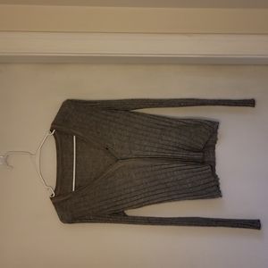Grey Cashmere/silk Sweater